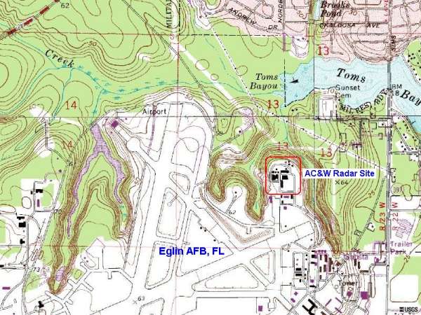 Map Of Eglin Afb