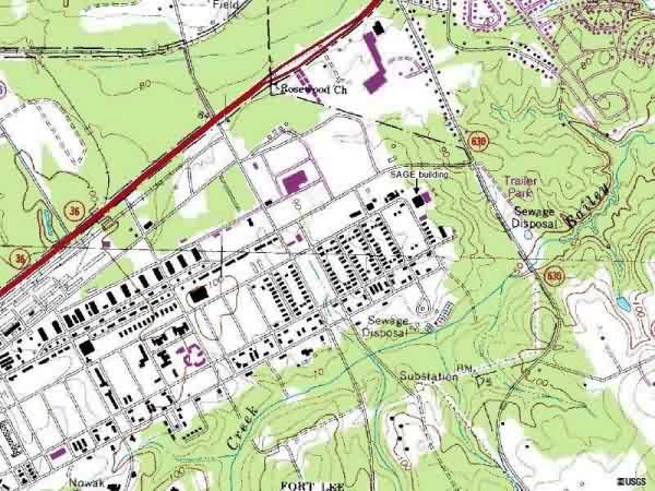 Aerial Images of Fort Lee AFS, VA