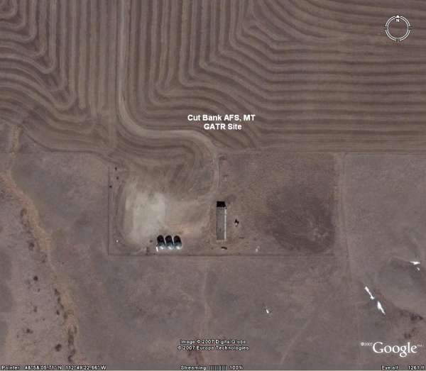Aerial Image of Cut Bank AFS, MT
