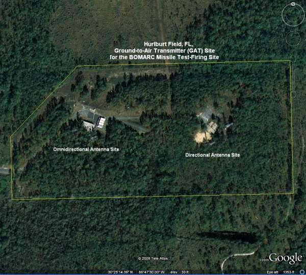 Aerial Images of Hurlburt Field BOMARC, FL